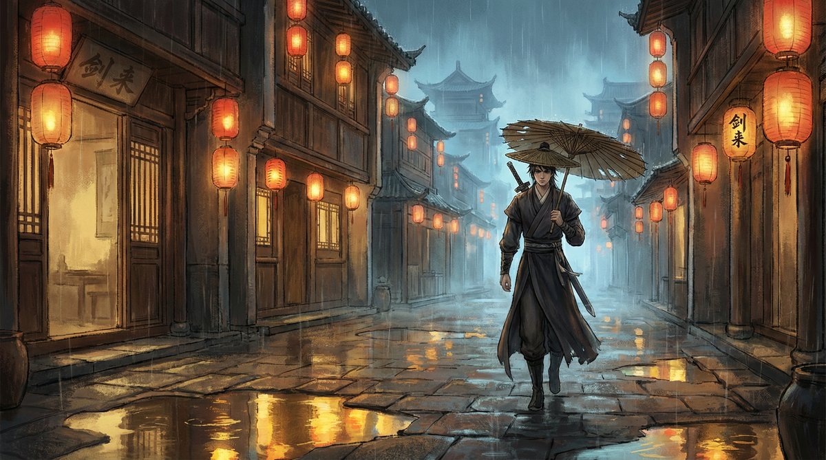 四虎视频-陈平安雨夜漫步